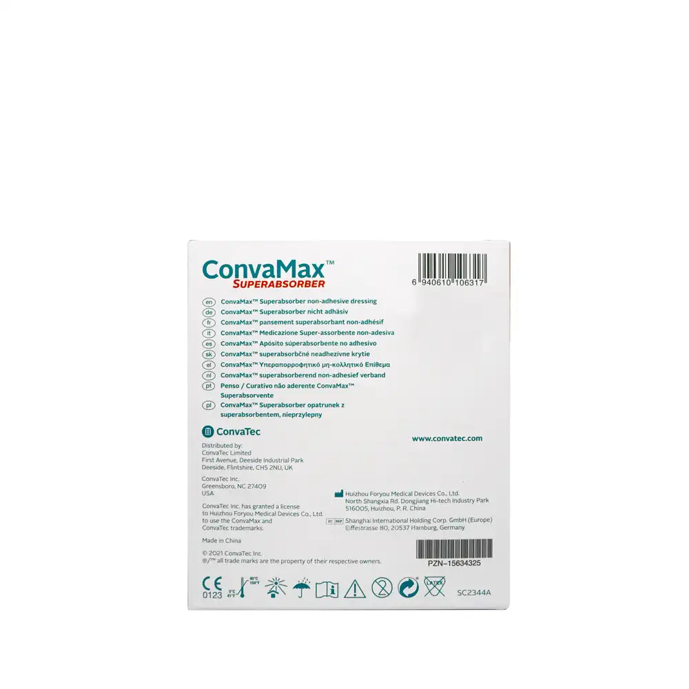 Convamax Superabsorber Non-Adhesive Dressings 10’s