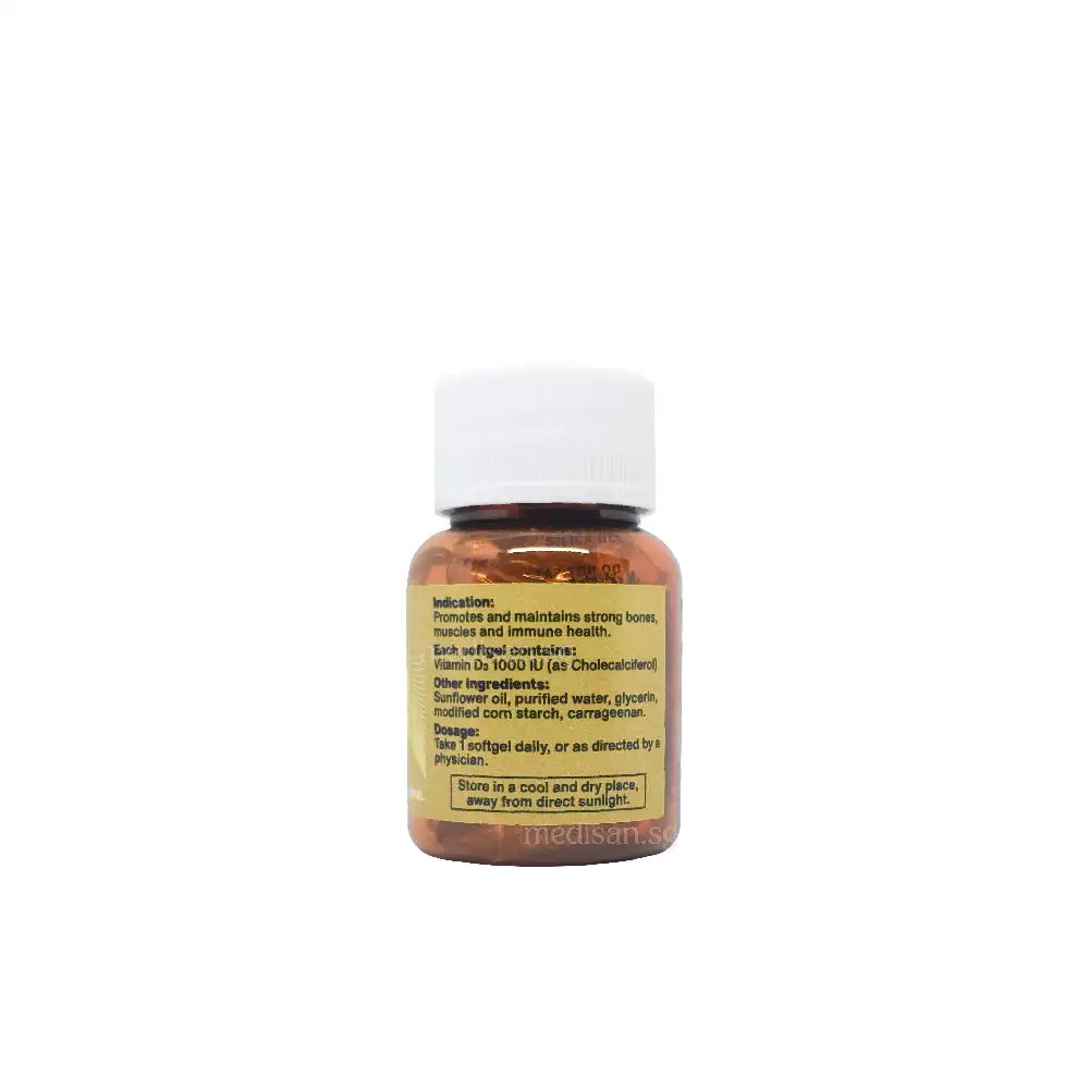 D3 1000 IU Softgels 100’s