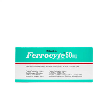 Ferrocyte Tablets 50mg 100s