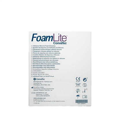 ConvaTec Foam Lite Adhesive Dressings 8x8cm 10’s