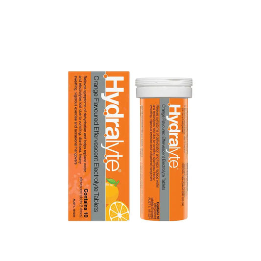 Hydralyte Effervescent tablets Orange 10s