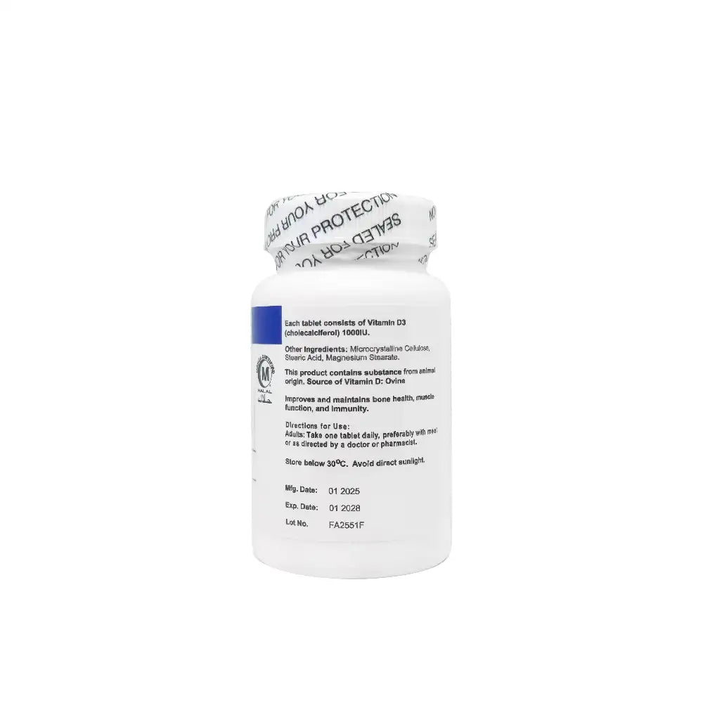 Lynae MD3 Vitamin D 1000 IU Capsules 100’s