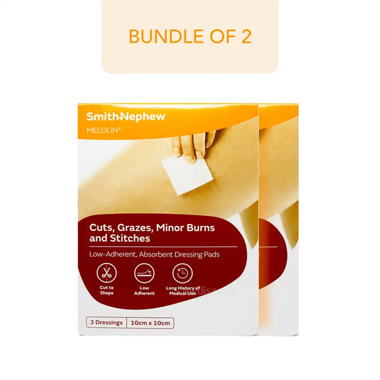 Smith & Nephew Melolin 10x10cm 3’s (Bundle of 2)