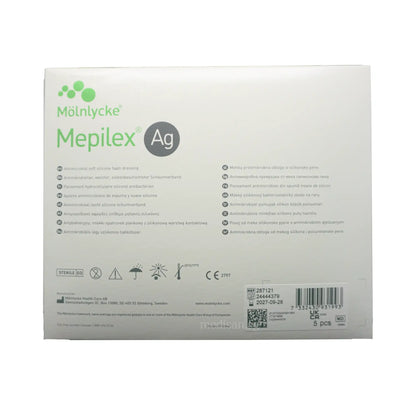 Molnlycke Mepilex Ag 12.5x12.5cm