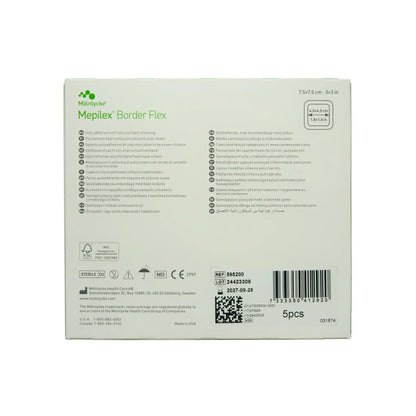 Molnlycke Mepilex Border Flex 7.5 x 7.5 cm