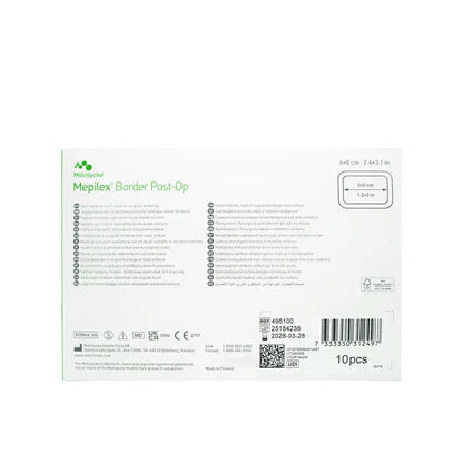 Molnlycke Mepilex Border PostOp 6x8cm 10s