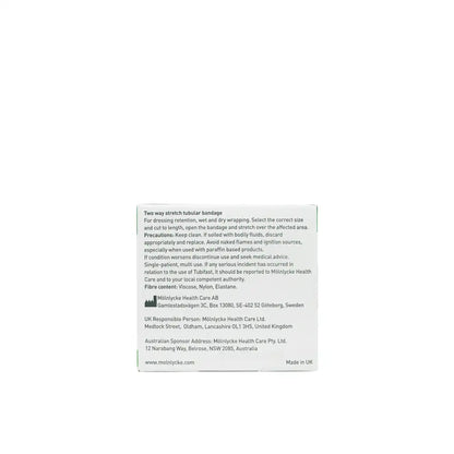 Molnlycke Tubifast Bandage Green Line 5cm x 3m