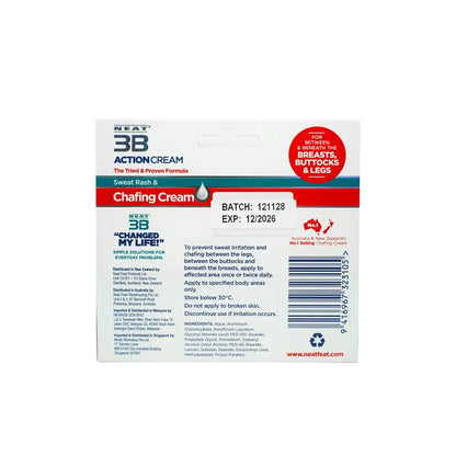 Neat Feat 3B Action Chafing Cream 75g