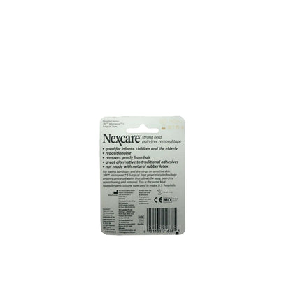 Nexcare Silicone Strong Hold Pain-free Tape 2.54mm x 3.65m