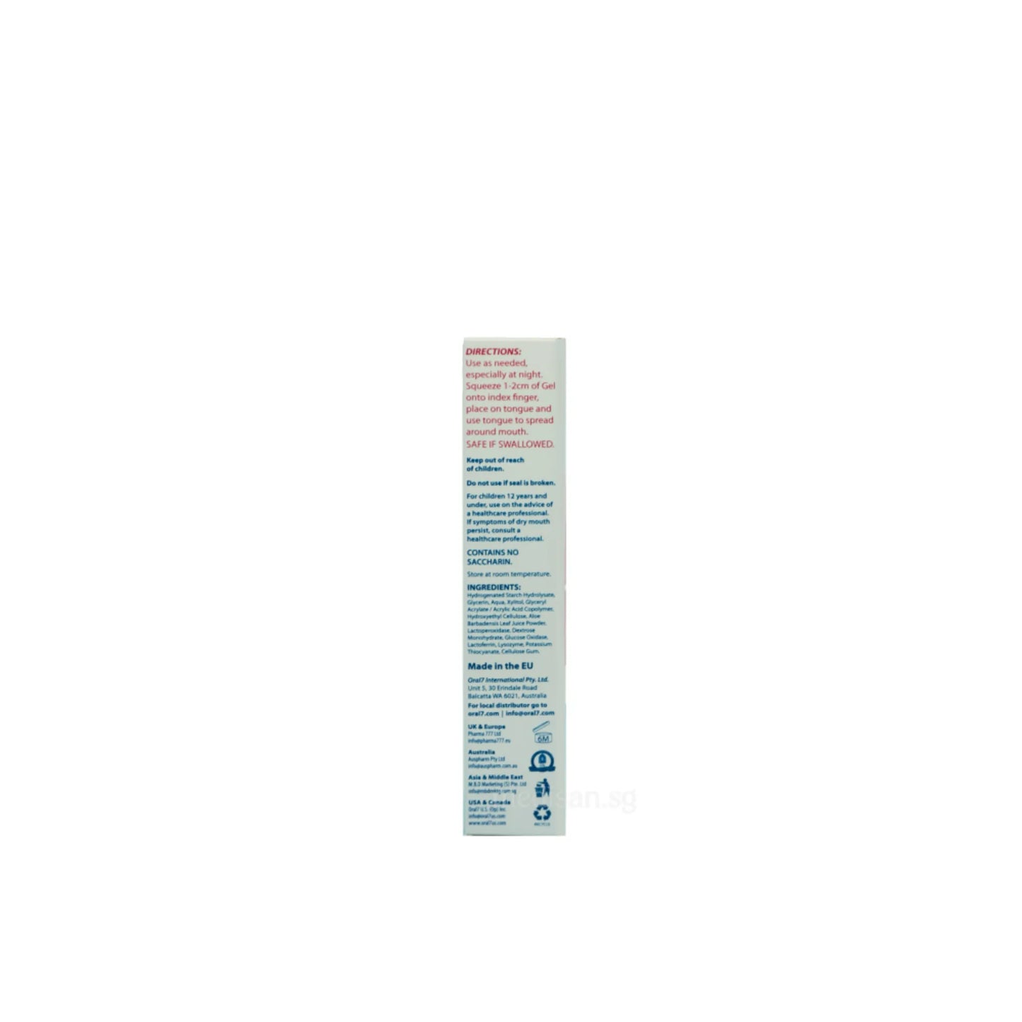 Oral 7 Moisturising Mouth Gel 50g