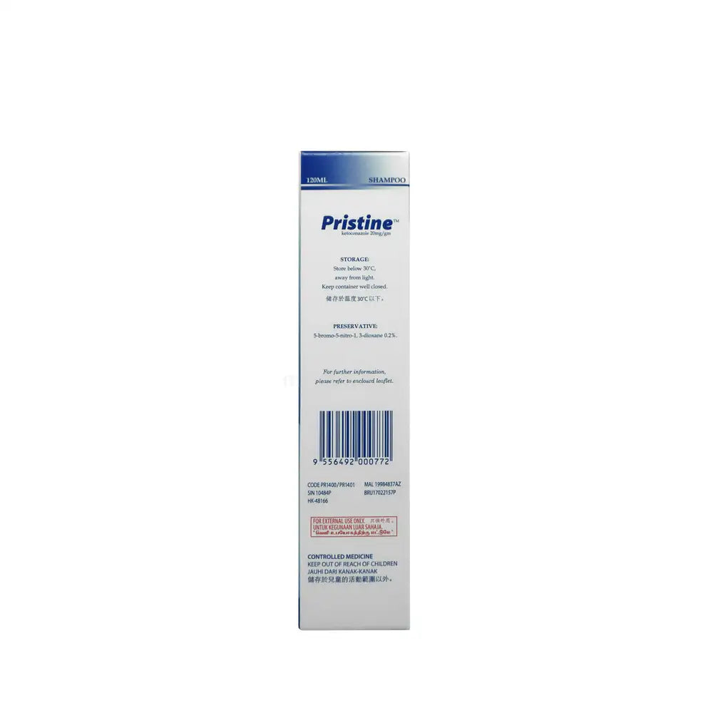 Pristine Shampoo 2% 120ml