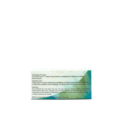 Safeticet Lancet Yellow 28G x 1.5mm 100s