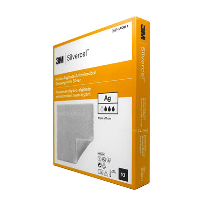 3M Silvercel Hydro-Alginate Antimicrobal with Silver 11x11cm (CAD011)