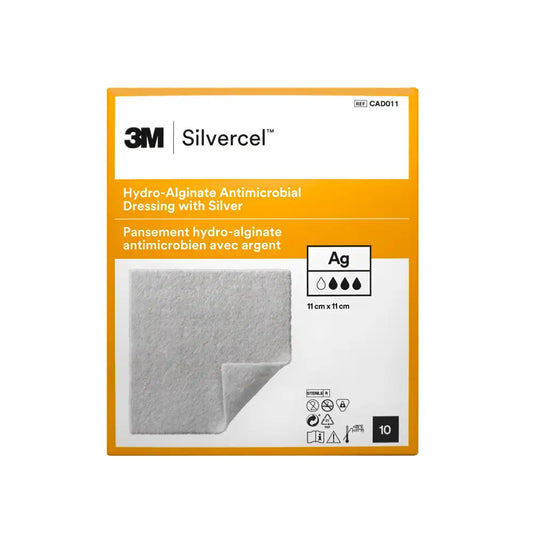 3M Silvercel Hydro-Alginate Antimicrobal with Silver 11x11cm (CAD011)