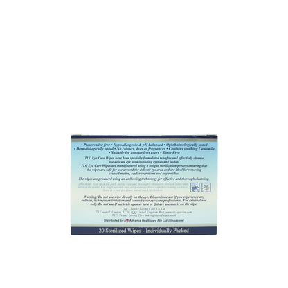 TLC Eyecare Wipes for Adults 20s