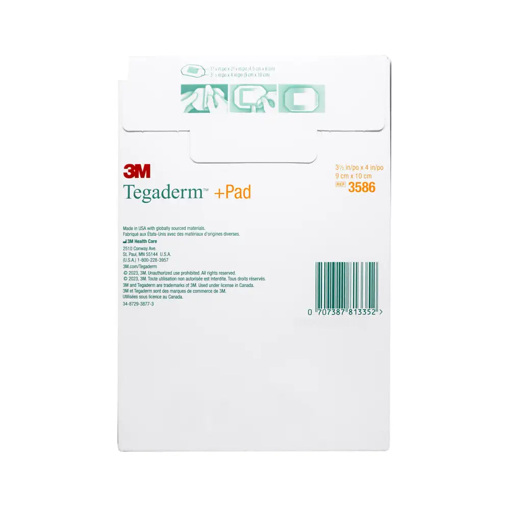 3M Tegaderm with Pad 9x10cm 25’s (#3586)