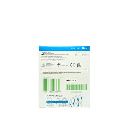 Molnlycke Tubifast Bandage Blue Line 7.5cm x 10m