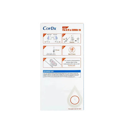 CorDx Tyfast Flu A/B & Covid-19 Multiplex Rapid Test 5s
