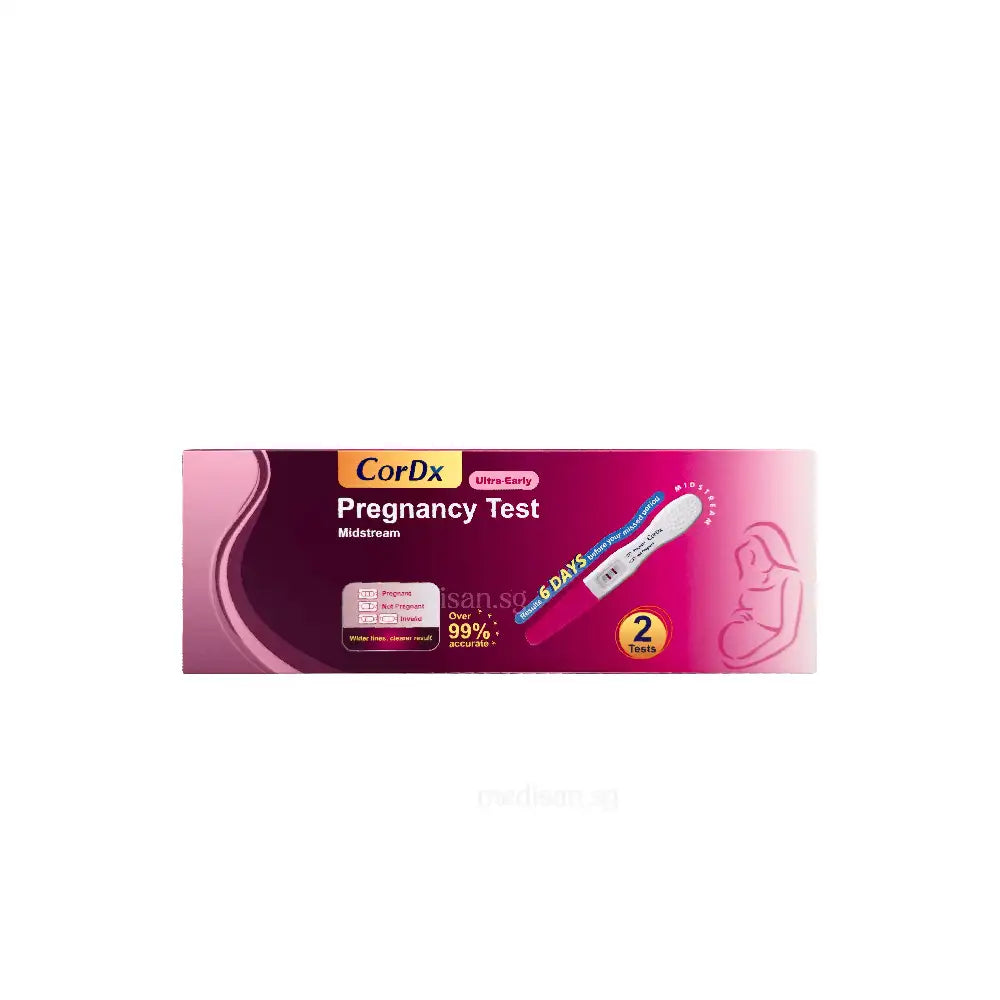 CorDx Ultra Early Pregnancy Test Midstream 2’s