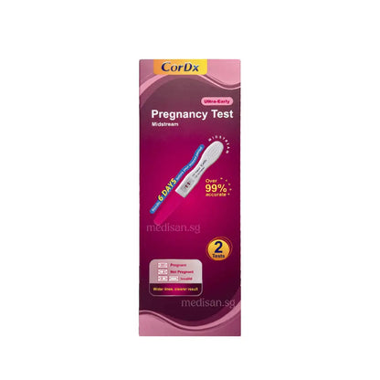 CorDx Ultra Early Pregnancy Test Midstream 2’s