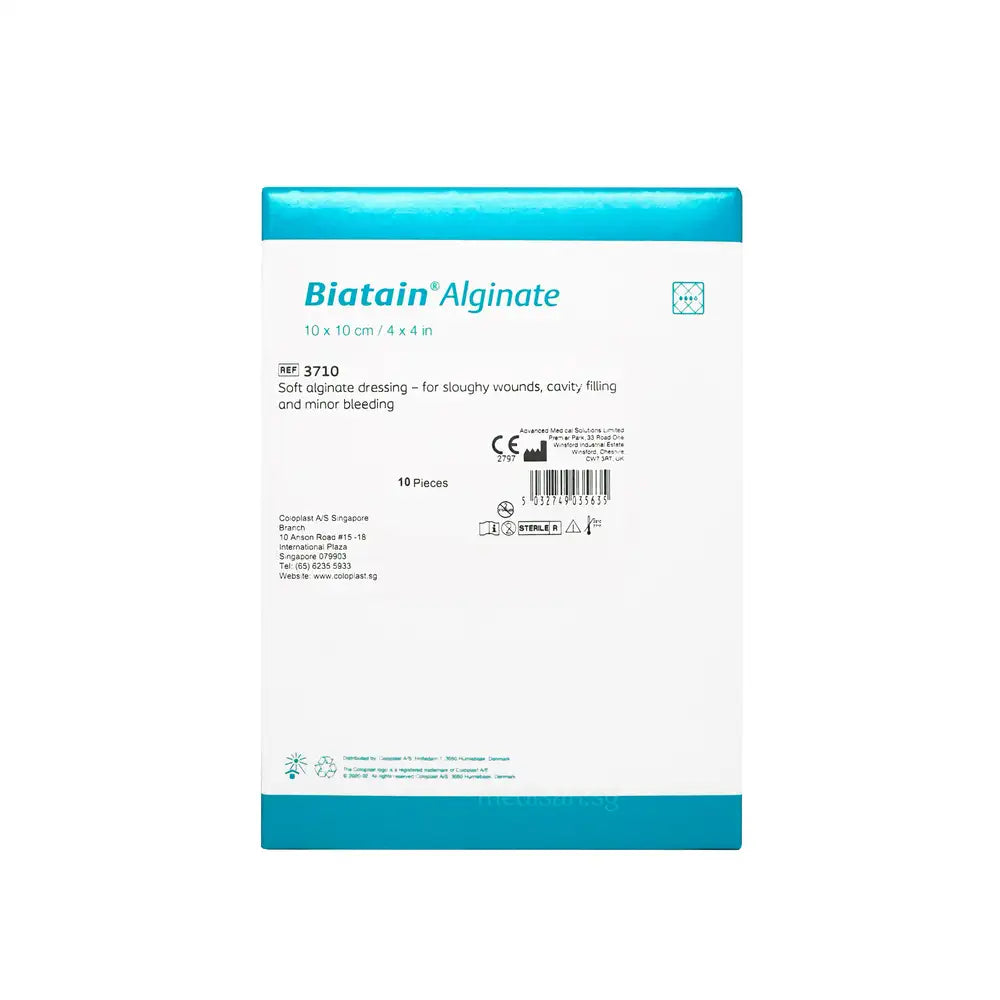 Coloplast Biatain Alginate 10x10cm 10’s (#3710)