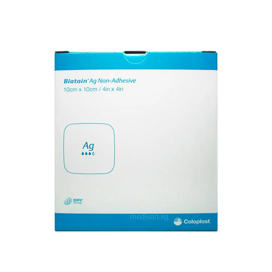 Coloplast Biatain AG Non-Adhesive 10x10cm 10’s