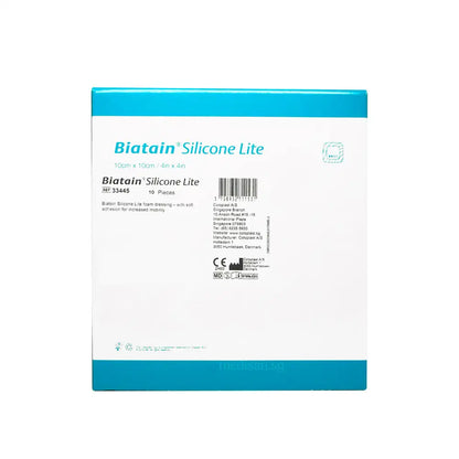 Coloplast Biatain Silicone Lite 10x10cm 10’s (#33445)