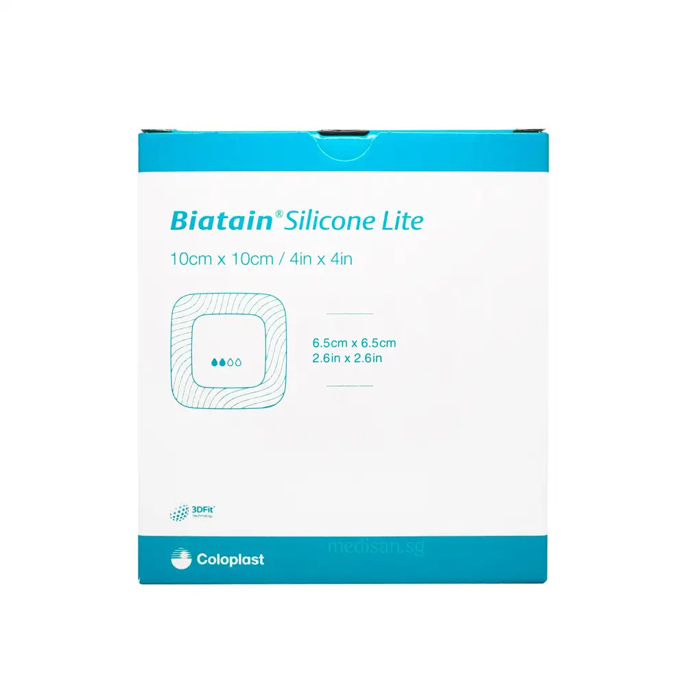 Coloplast Biatain Silicone Lite 10x10cm 10’s (#33445)