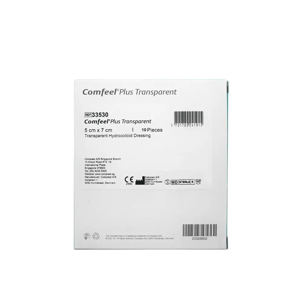 Coloplast Comfeel Plus Transparent (2 sizes) 10’s
