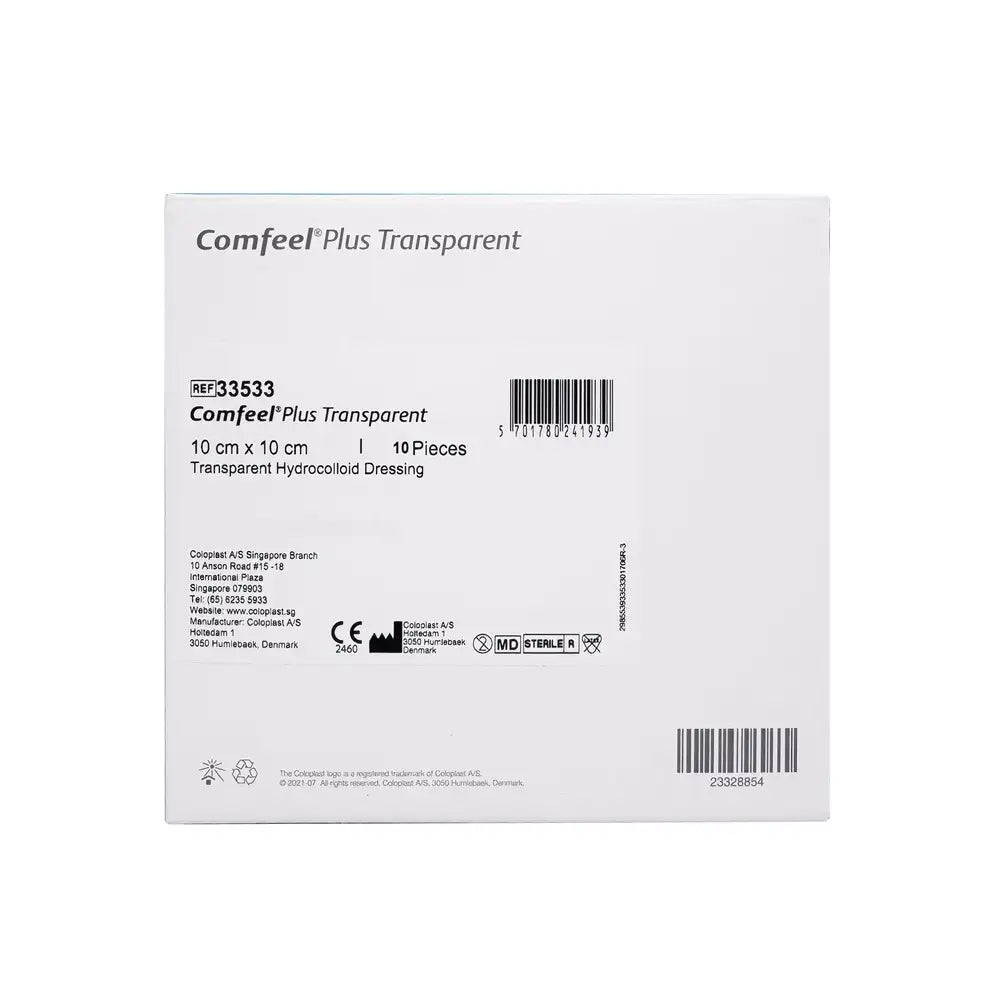 Coloplast Comfeel Plus Transparent (2 sizes) 10’s