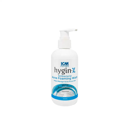 ICM Hygin-X Antibacterial Foaming Wash 200ml (Bundle of 2)
