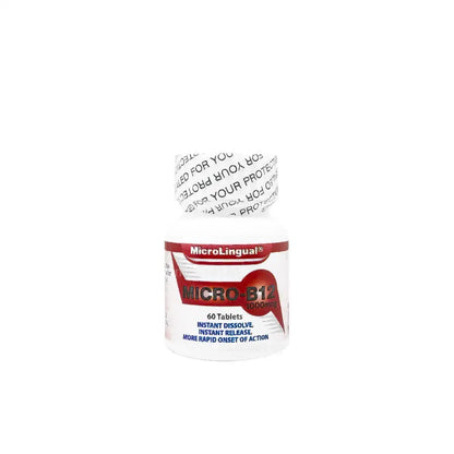Microlingual Micro-B12 1000mcg 60’s