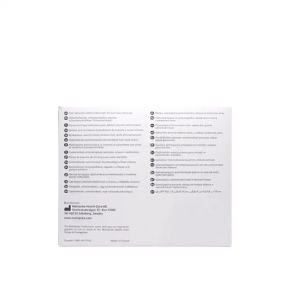 Molnlycke Mepilex Border Ag 7.5x7.5cm 5’s