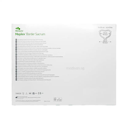 Molnlycke Mepilex Border Sacrum 16 x 20cm