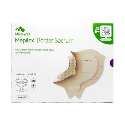 Molnlycke Mepilex Border Sacrum 16 x 20cm