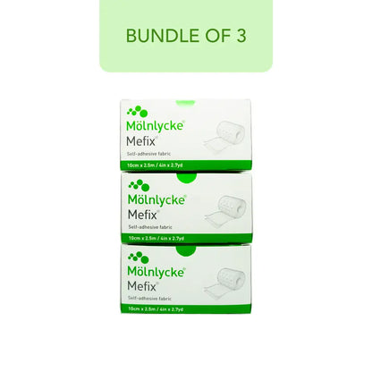 Molnlycke Mefix 10cm x 2.5m (Bundle of 3)
