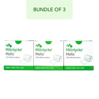 Molnlycke Mefix 2.5cm x 10m (Bundle of 3)